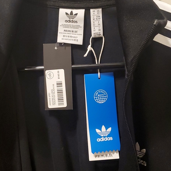 Adidas long track top XS - Picture 2 of 2